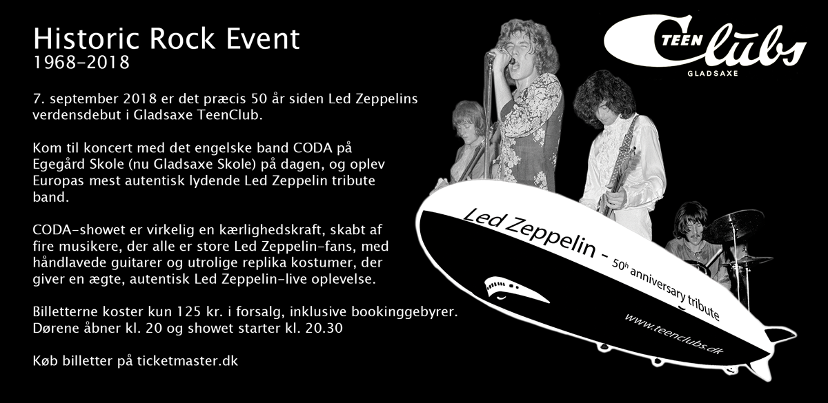 Led Zeppelin 50 års jubilæum i Gladsaxe